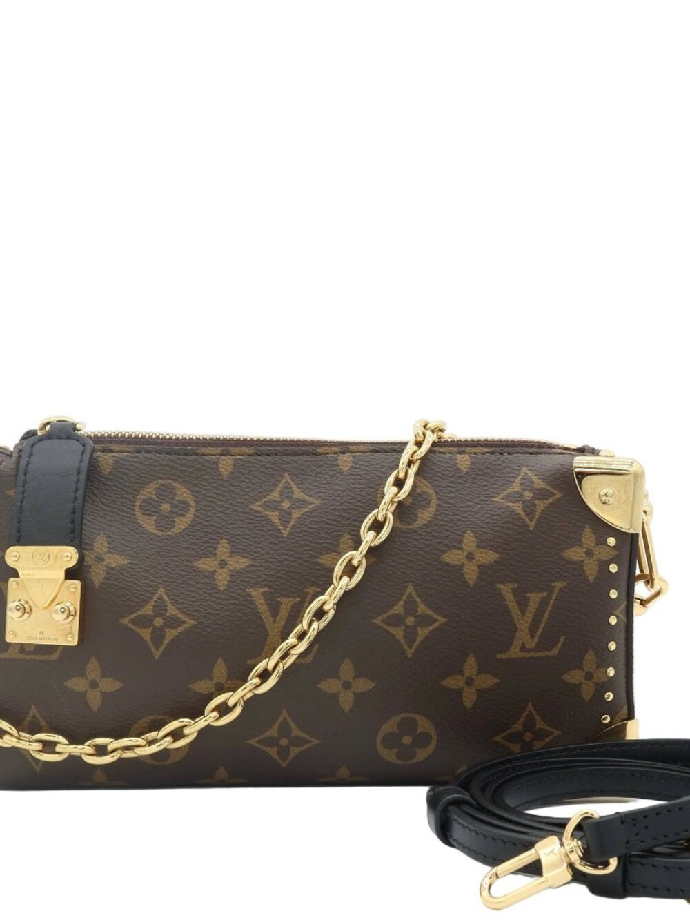 Louis Vuitton Slim Trunk Monogram Shoulder Bag (Pre-Owned)